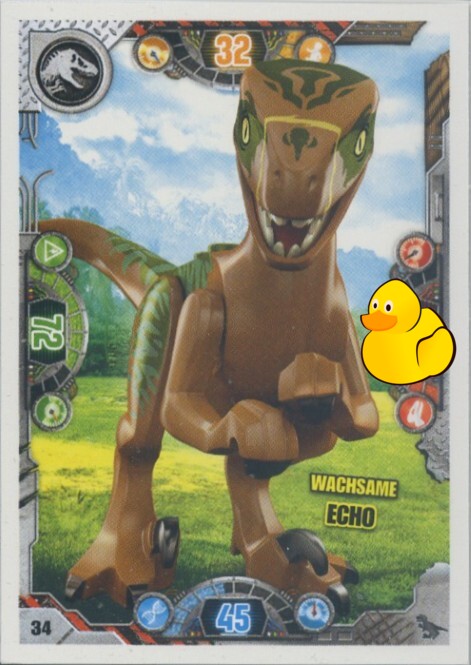 LEGO Jurassic World Serie 2 | #034 Wachsame Echo