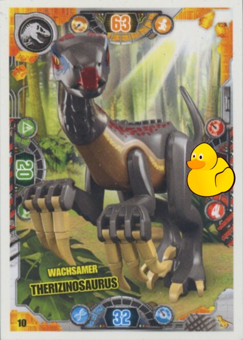 LEGO Jurassic World Serie 2 | #010 Wachsamer Therizinosaurus