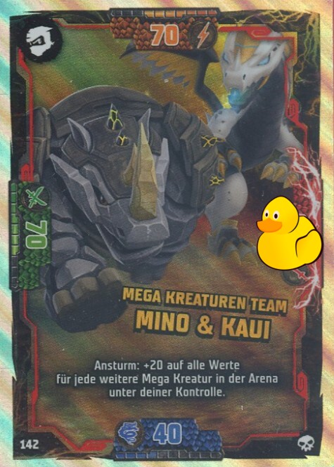 LEGO Ninjago Serie 6 | #142 Mega Kreatur Team Mino & Kaui