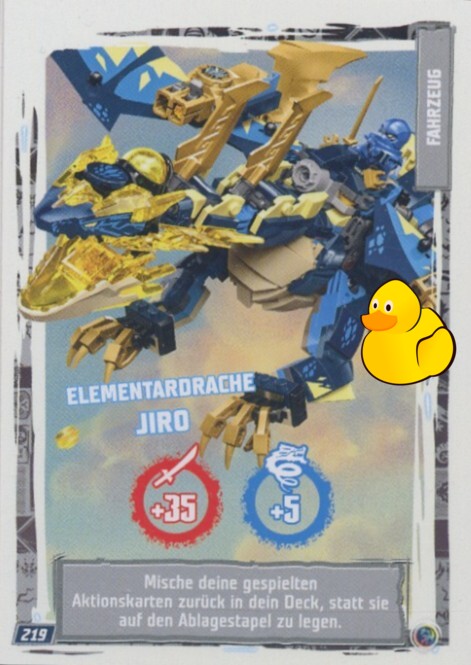 LEGO Ninjago Serie 9 | #219 Elementardrache Jiro