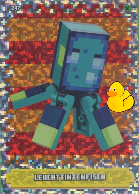 LEGO Minecraft Serie 1 | #247 Leuchttintenfisch
