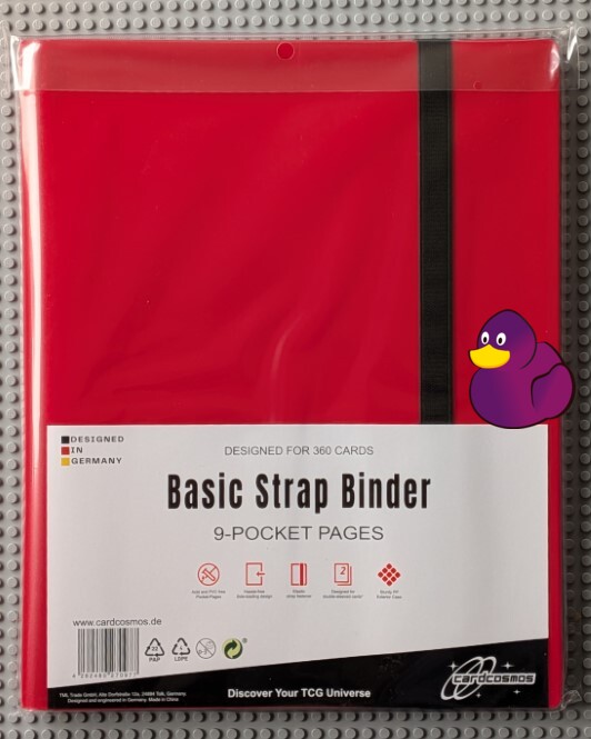 Basis-Sammelalbum mit Elastikband-Verschluss | Rot