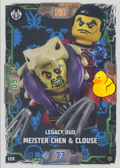 LEGO Ninjago Serie 9 Next Level  | #159 Legacy Duo Meister Chen & Clouse