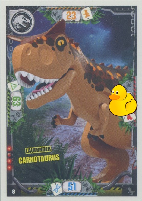 LEGO Jurassic World Serie 3 | #008 Lauernder Carnotaurus