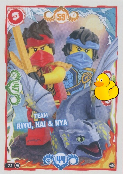 LEGO Ninjago Serie 10 |  #071 Team Riyu, Kai & Nya
