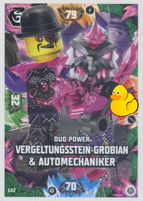 LEGO Ninjago Serie 8 | #142 Duo Power Vergeltungsstein-Grobian & Automechaniker