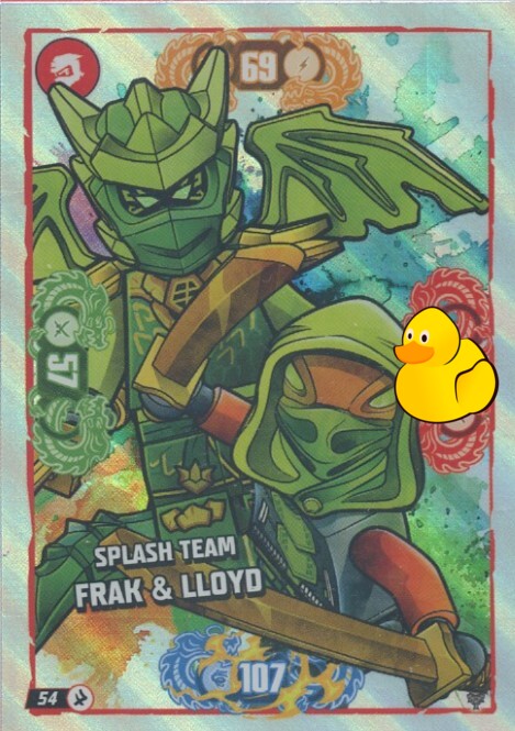 LEGO Ninjago Serie 11 | #054 Splash Team Frak & Lloyd