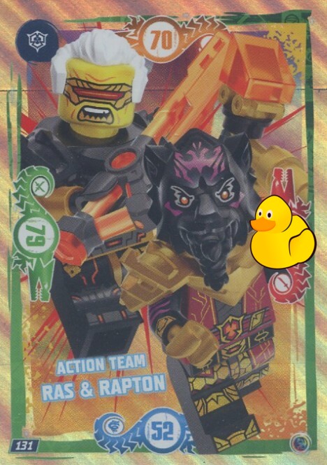 LEGO Ninjago Serie 9 | #131 Action Team Ras & Rapton