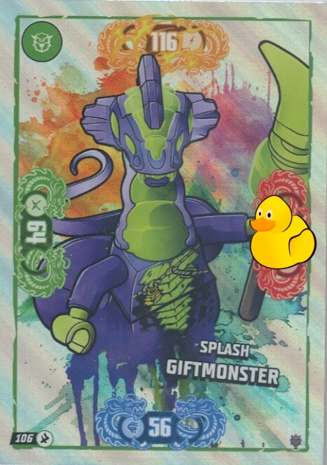 LEGO Ninjago Serie 11 | #106 Splash Giftmonster