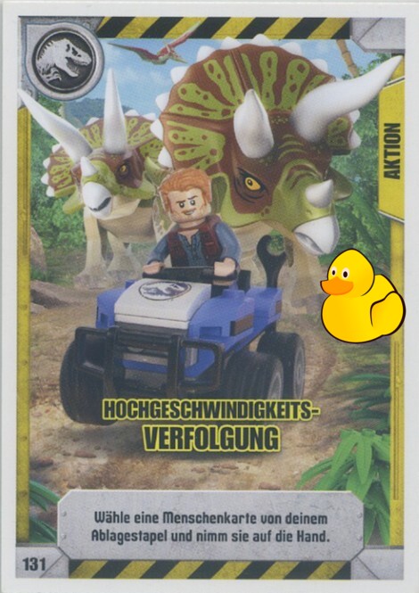 LEGO Jurassic World Serie 1 | #131 Hochgeschwindigkeits-Verfolgung