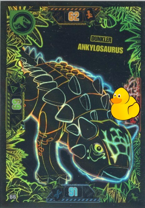 LEGO Jurassic World Serie 3 | #066 Dunkler Ankylosaurus