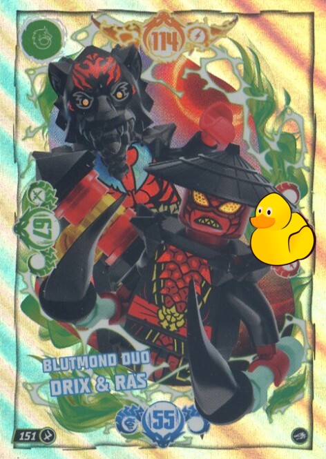 LEGO Ninjago Serie 10 |  #151 Blutmond Duo Drix & Ras