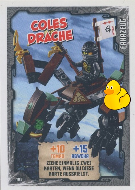 LEGO Ninjago Serie 1 | #189 Coles Drache 