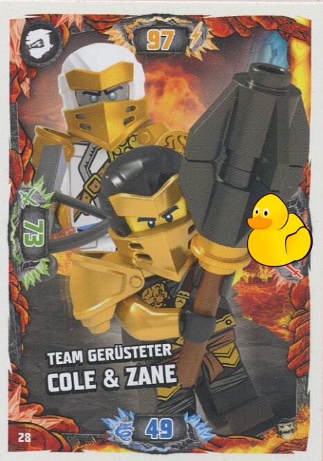 LEGO Ninjago Serie 6 Next Level | #028 Team Gerüsteter Cole & Zane 