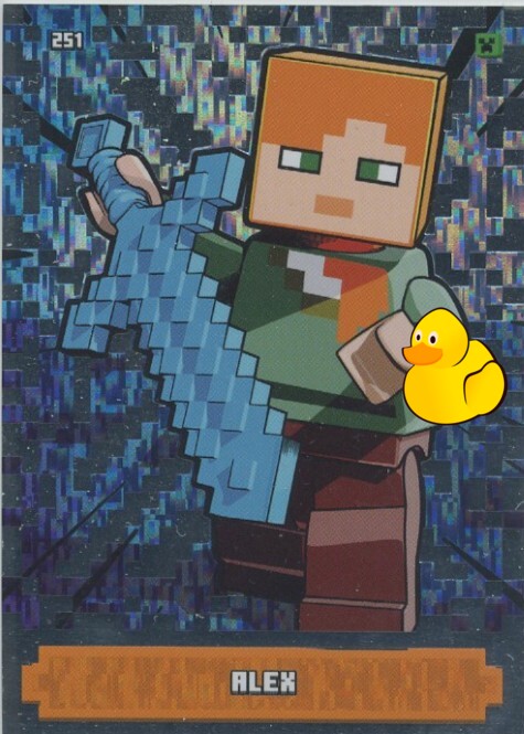 LEGO Minecraft Serie 1 | #251 Alex – Platinkarte