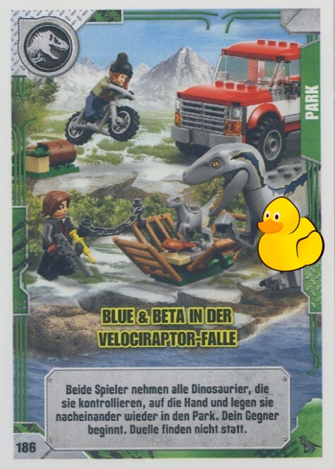 LEGO Jurassic World Serie 2 | #186 Blue & Beta in der Velociraptor-Falle