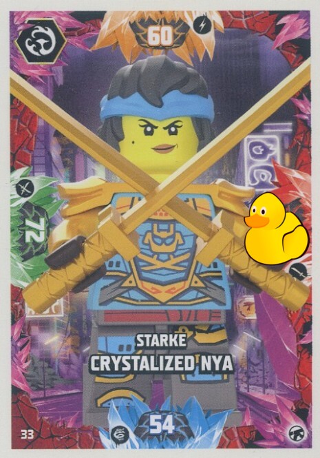 LEGO Ninjago Serie 8 Next Level | #033 Starke Crystalized Nya