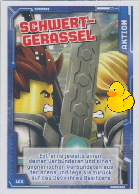 LEGO Nexo Knights Serie 1 | #105 Schwertgerassel