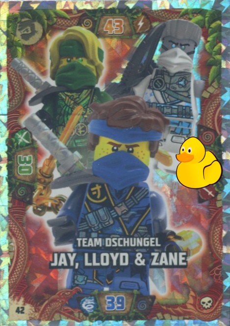 LEGO Ninjago Serie 6 | #042 Dschung. Jay, Lloyd & Zane
