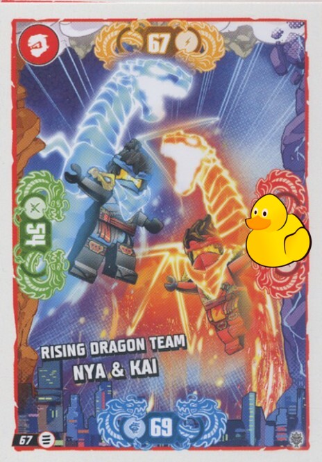 LEGO Ninjago Serie 11 | #067 Rising Dragon Nya & Kai