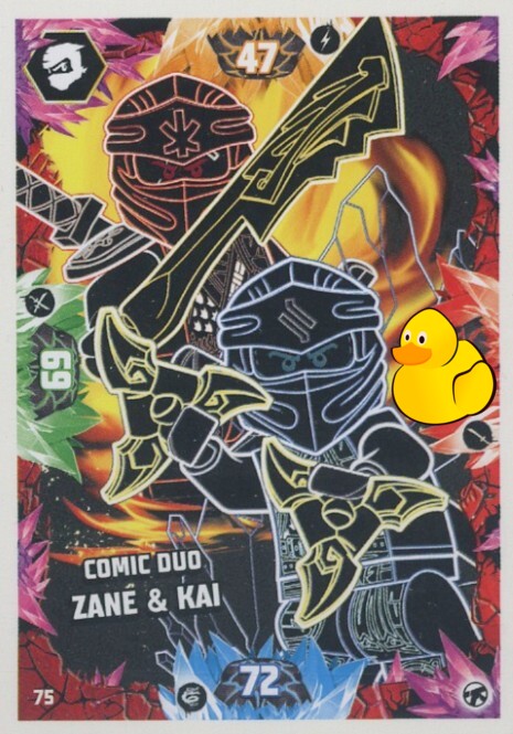 LEGO Ninjago Serie 8 Next Level | #075 Comic Duo Zane & Kai