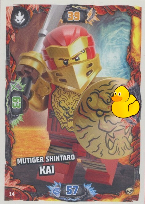 LEGO Ninjago Serie 6 | #014 Mutiger Shintaro Kai 