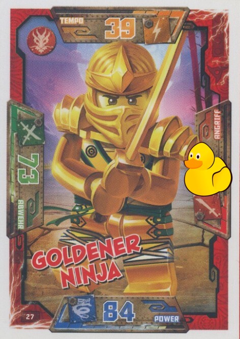 LEGO Ninjago Serie 1 | #027 Goldener Ninja
