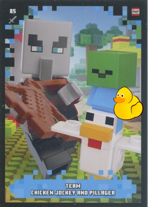 LEGO Minecraft Serie 2 |  #085 Team Chicken Jockey and Pillager