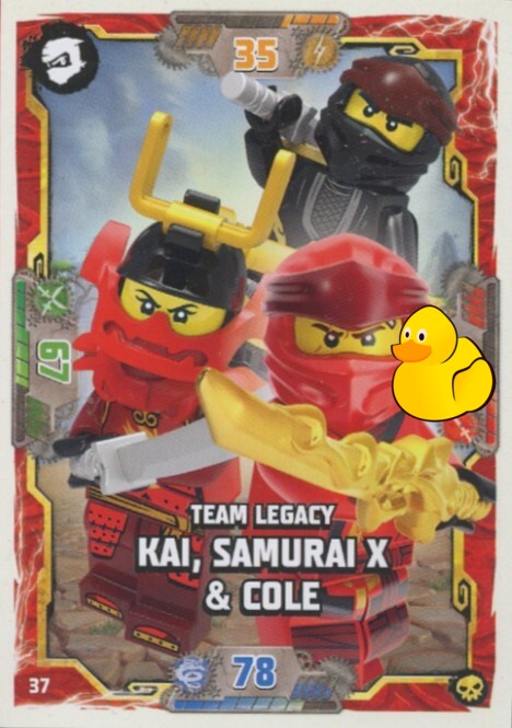 LEGO Ninjago Serie 6 | #037 Team Kai, Samurai X & Cole 