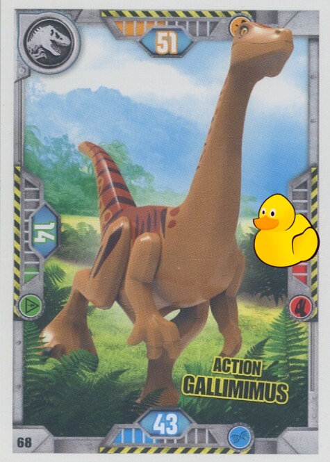 LEGO Jurassic World Serie 1 | #068 Action Gallimimus