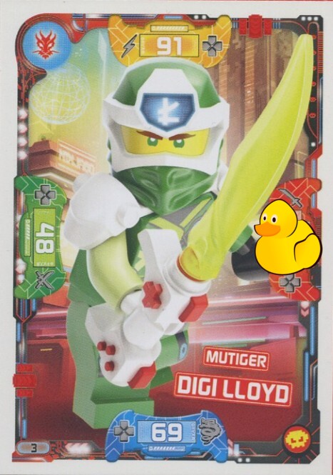 LEGO Ninjago Serie 5 Next Level | #003 Mutiger Digi Lloyd 