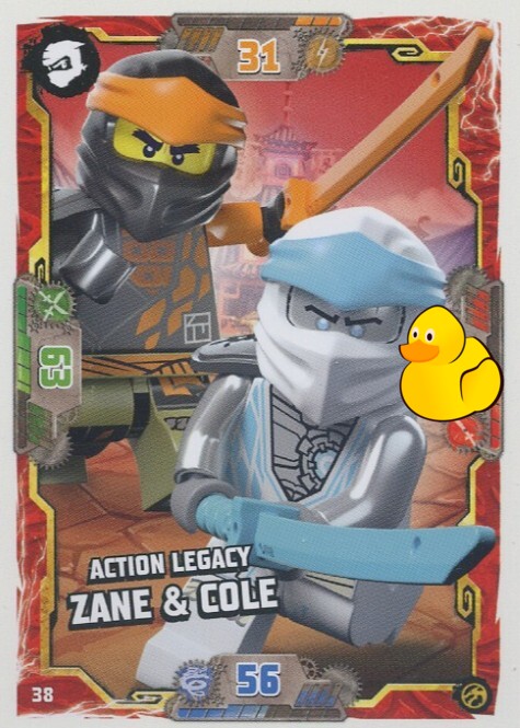 LEGO Ninjago Serie 7 | #038 Action Legacy Zane & Cole