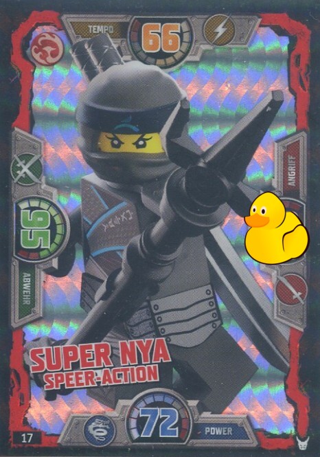 LEGO Ninjago Serie 3 | #017 Super Nya Speer-Action LEGO Ninjago Serie 3 | #017 Super Nya Speer-Action
