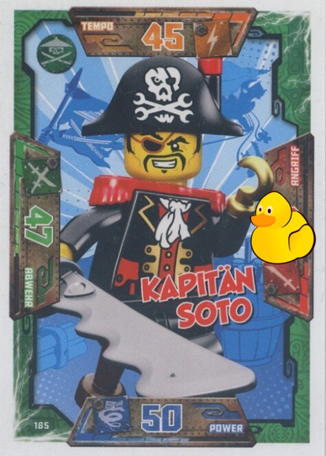 LEGO Ninjago Serie 1 | #185 Kapitän Soto 