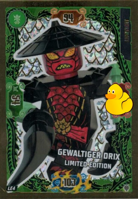 LEGO Ninjago Serie 11 | #LE004 Gewaltiger Drix Limited Edition