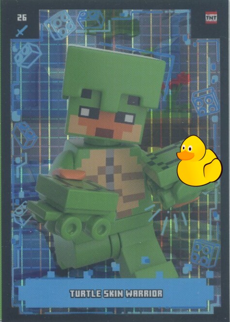 LEGO Minecraft Serie 2 |  #026 Turtle Skin Warrior