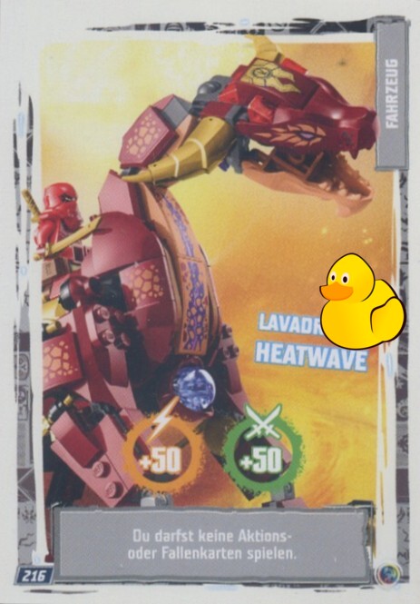 LEGO Ninjago Serie 9 | #216 Lavadrache Heatwave