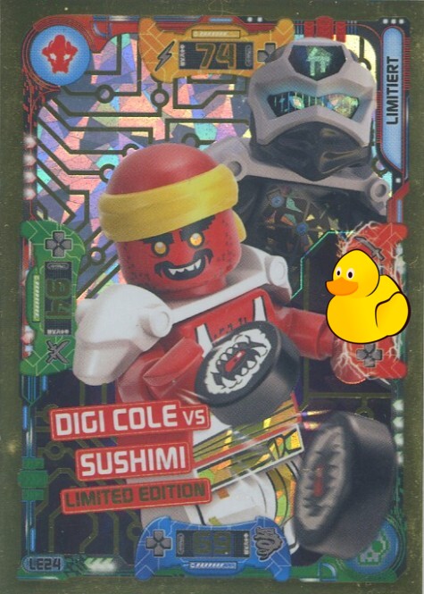 LEGO Ninjago Serie 5 | #LE024 Digi Cole vs Sushimi 