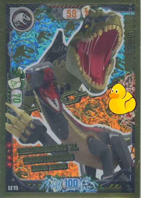 LEGO Jurassic World Serie 3 | #LE15 Therizinosaurus vs. Gigantosaurus