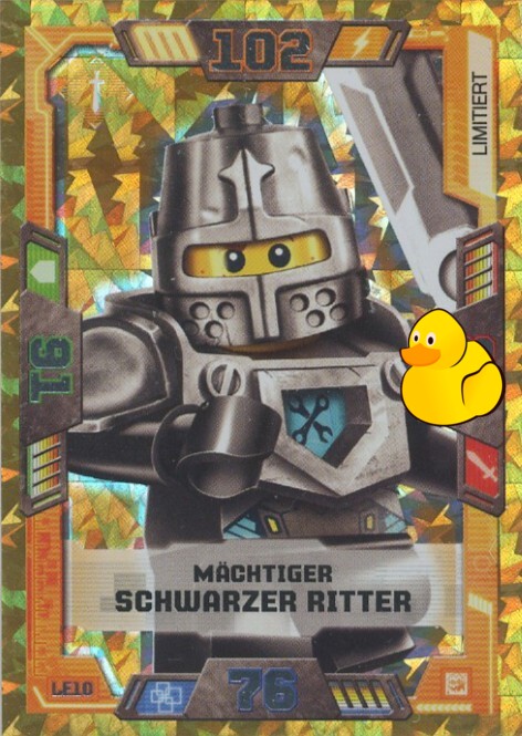 LEGO Nexo Knights Serie 2 | #LE10 Mächtiger schwarzer Ritter