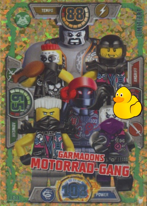 LEGO Ninjago Serie 3 | #LE11 Garmadons Motorrad Gang LEGO Ninjago Serie 3 | #LE11 Garmadons Motorrad Gang
