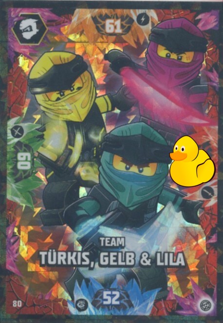 LEGO Ninjago Serie 8 | #080 Team Türkis, Gleb & Lila