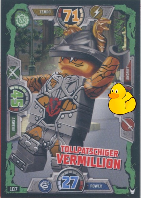 LEGO Ninjago Serie 3 | #107 Tollpatschiger Vermillion 