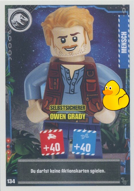 LEGO Jurassic World Serie 3 | #134 Selbstsicherer Qwen Grady