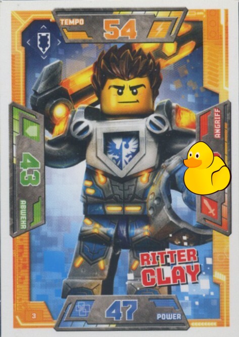 LEGO Nexo Knights Serie 1 | #003 Ritter Clay
