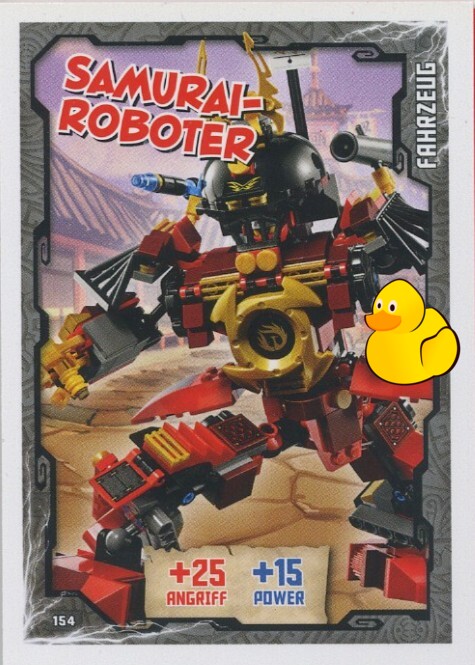 LEGO Ninjago Serie 1 | #154 Samurairoboter 