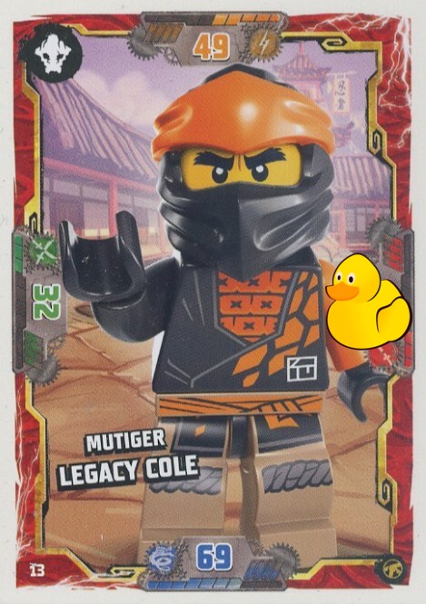 LEGO Ninjago Serie 8 Next Level | #013 Mutiger Legacy Cole