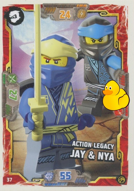 LEGO Ninjago Serie 7 | #037 Action Legacy Jay & Nya