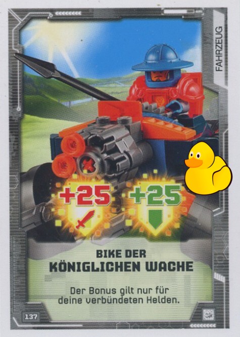 LEGO Nexo Knights Serie 2 | #137 Biker der königlichen Wache