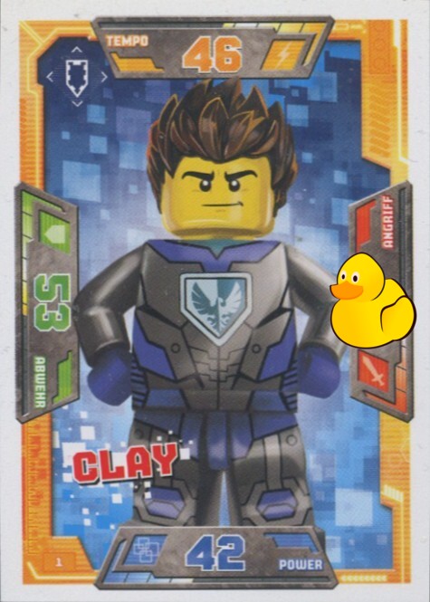 LEGO Nexo Knights Serie 1 | #001 Clay